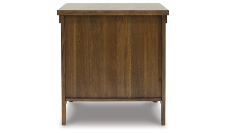 Moriville Coffee Table with 2 End Tables in Grayish Brown from Ashley - Luna Furniture