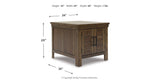 Moriville Coffee Table with 1 End Table in Grayish Brown from Ashley Furniture - Luna Furniture