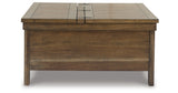 Moriville Coffee Table with 1 End Table in Grayish Brown from Ashley Furniture - Luna Furniture