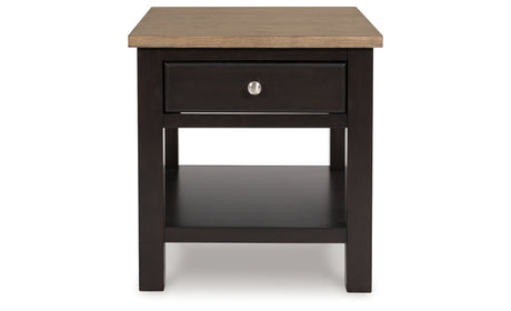 Drazmine Brown End Table from Ashley - Luna Furniture