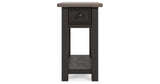 Tyler Creek Two-tone Chairside End Table from Ashley - Luna Furniture