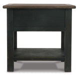 Tyler Creek Grayish Brown/Black End Table from Ashley - Luna Furniture