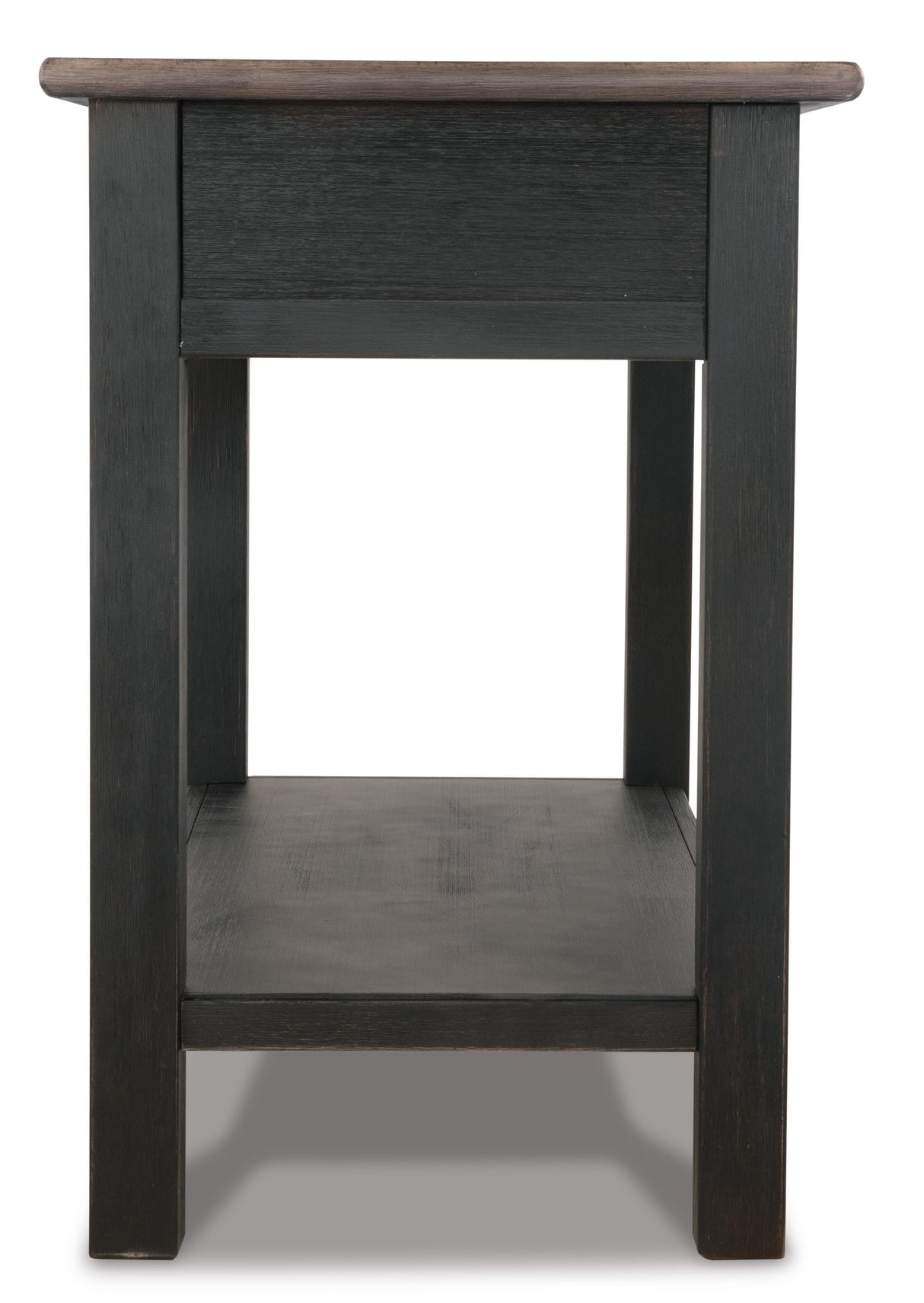 Tyler Creek Grayish Brown/Black Sofa/Console Table from Ashley - Luna Furniture