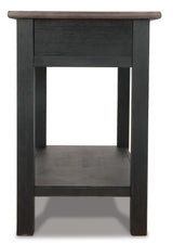 Tyler Creek Grayish Brown/Black Sofa/Console Table from Ashley - Luna Furniture