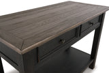 Tyler Creek Grayish Brown/Black Coffee Table and 2 End Tables with Console from Ashley - Luna Furniture