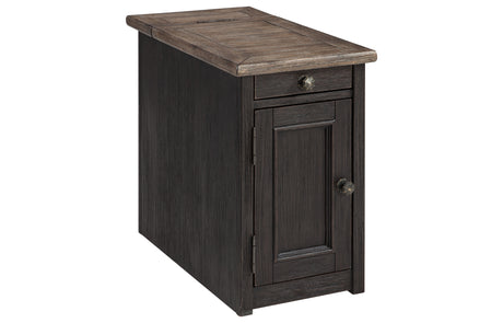 Tyler Creek Coffee Table with 1 End Table in Grayish Brown/Black from Ashley Furniture - Luna Furniture