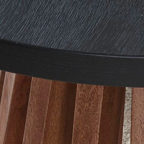 Kallari Warm Brown/Black Lift-Top Coffee Table and 2 End Tables from Ashley - Luna Furniture