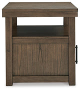 Boardernest Brown Coffee Table and 2 End Tables from Ashley - Luna Furniture