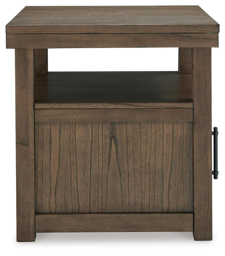 Boardernest Brown Coffee Table and 2 End Tables from Ashley - Luna Furniture