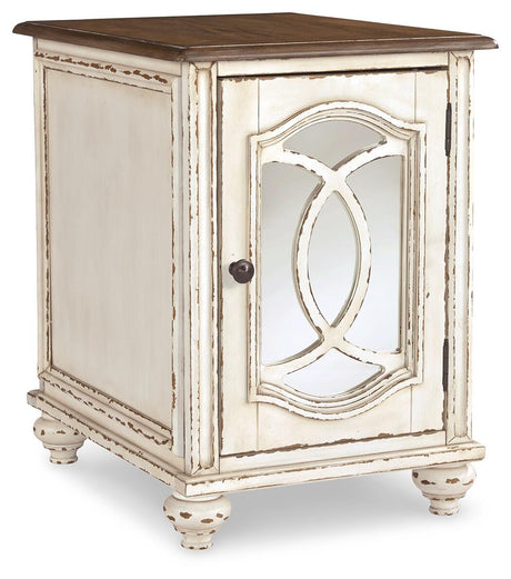 Realyn White/Brown Coffee Table and 2 End Tables from Ashley Furniture - Luna Furniture