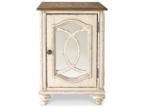Realyn White/Brown Chairside End Table from Ashley - Luna Furniture