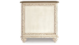 Realyn White/Brown Chairside End Table from Ashley - Luna Furniture