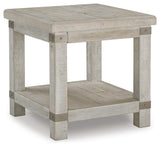 Carynhurst White Wash Gray Coffee Table and 2 End Tables from Ashley Furniture - Luna Furniture