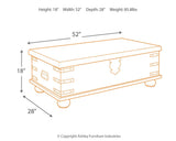 Carynhurst White Wash Gray Coffee Table and 2 End Tables from Ashley Furniture - Luna Furniture