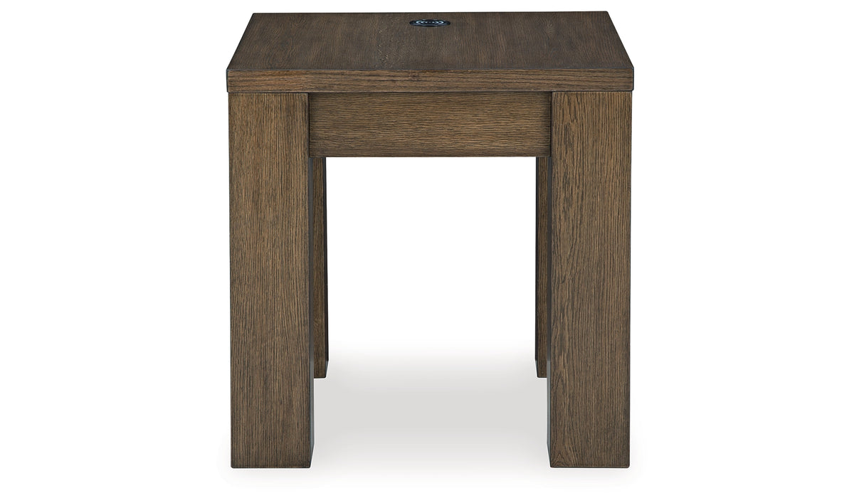 Rosswain Warm Brown End Table from Ashley - Luna Furniture