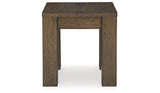 Rosswain Warm Brown End Table from Ashley - Luna Furniture