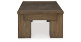 Rosswain Warm Brown Lift-Top Coffee Table from Ashley - Luna Furniture