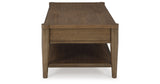 Roanhowe Coffee Table with 1 End Table in Brown from Ashley - Luna Furniture