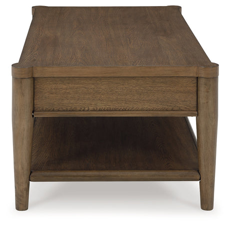 Roanhowe Brown Coffee Table and 2 End Tables from Ashley - Luna Furniture