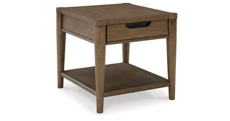 Roanhowe Brown End Table from Ashley - Luna Furniture
