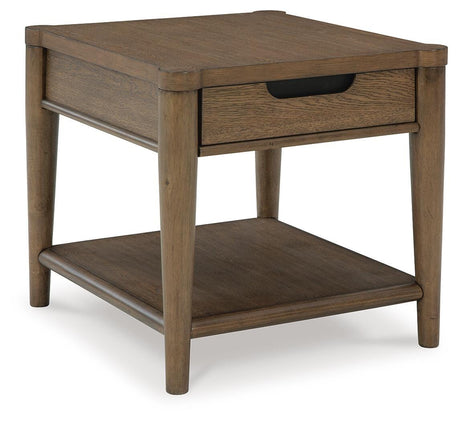Roanhowe Brown Coffee Table and 2 End Tables from Ashley Furniture - Luna Furniture