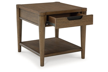 Roanhowe Brown Coffee Table and 2 End Tables from Ashley - Luna Furniture