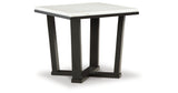 Fostead White/Espresso End Table from Ashley Furniture - Luna Furniture