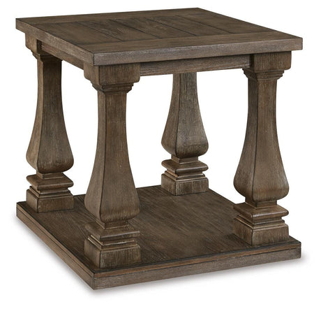 Johnelle Gray End Table from Ashley - Luna Furniture