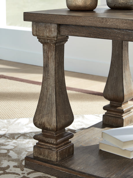 Johnelle Coffee Table with 2 End Tables in Gray from Ashley Furniture - Luna Furniture