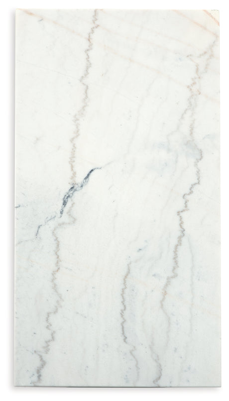 Burkhaus White/Dark Brown Coffee Table and 2 End Tables Set from Ashley - Luna Furniture