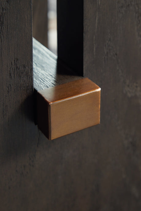 Burkhaus White/Dark Brown End Table from Ashley - Luna Furniture