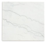 Burkhaus White/Dark Brown Coffee Table and 2 End Tables Set from Ashley - Luna Furniture