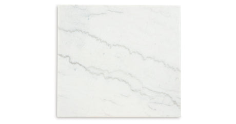 Burkhaus White/Dark Brown End Table from Ashley - Luna Furniture