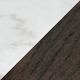 Burkhaus White/Dark Brown Coffee Table from Ashley - Luna Furniture