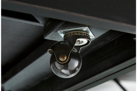 Winbardi Black Coffee Table and 2 End Tables from Ashley - Luna Furniture