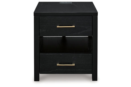Winbardi Black Coffee Table and 2 End Tables from Ashley - Luna Furniture