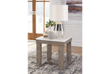 Loyaska Brown/Ivory Coffee Table and 2 End Tables from Ashley - Luna Furniture