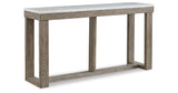 Loyaska Brown/Ivory Sofa Table from Ashley Furniture - Luna Furniture