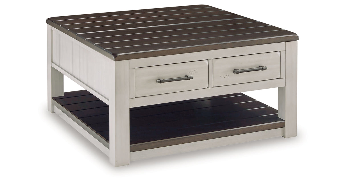 Darborn Coffee Table with 1 End Table in Gray/Brown from Ashley - Luna Furniture