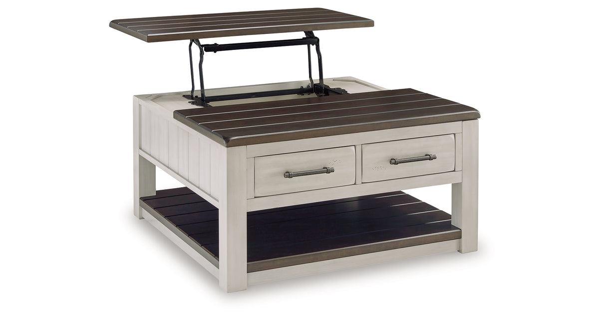 Darborn Coffee Table with 1 End Table in Gray/Brown from Ashley - Luna Furniture