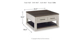 Darborn Coffee Table with 1 End Table in Gray/Brown from Ashley - Luna Furniture