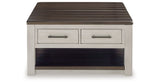 Darborn Coffee Table with 1 End Table in Gray/Brown from Ashley - Luna Furniture