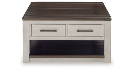 Darborn Coffee Table with 1 End Table in Gray/Brown from Ashley - Luna Furniture