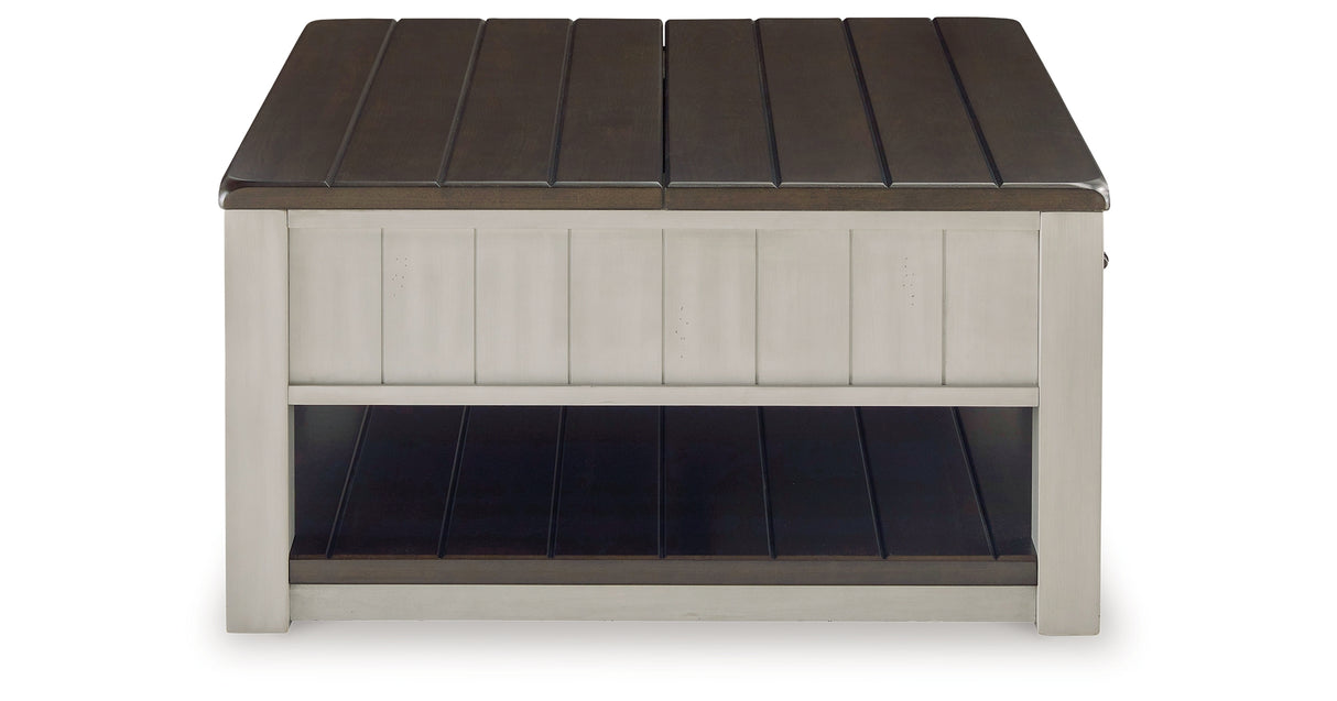 Darborn Gray/Brown Lift Top Coffee Table from Ashley Furniture - Luna Furniture