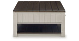 Darborn Gray/Brown Lift Top Coffee Table from Ashley Furniture - Luna Furniture