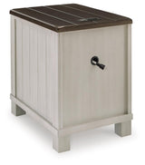 Darborn Gray/Brown Lift-top Coffee Table and 2 Chairside End Tables from Ashley - Luna Furniture