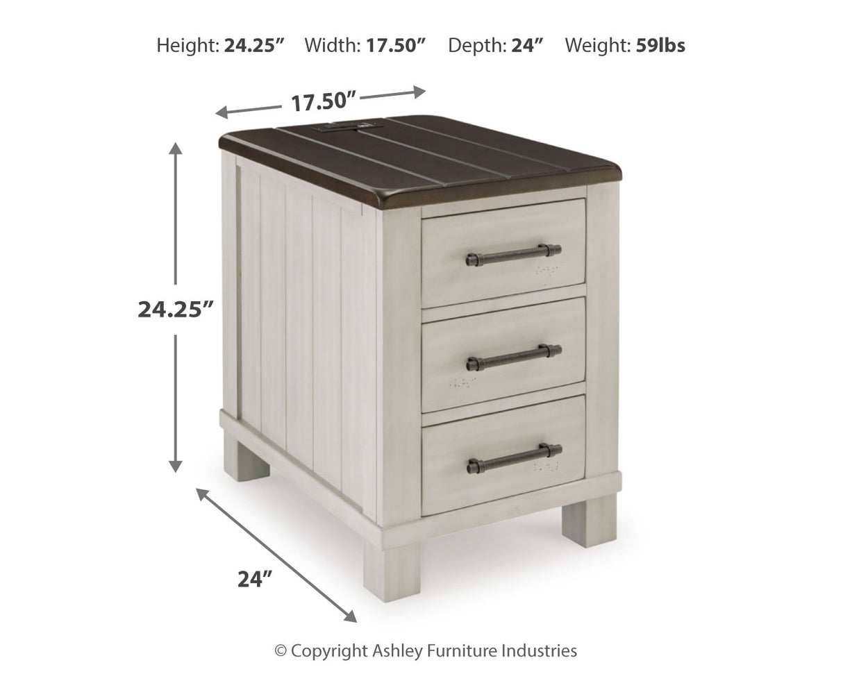Darborn Coffee Table with 1 End Table in Gray/Brown from Ashley - Luna Furniture