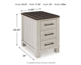 Darborn Coffee Table with 1 End Table in Gray/Brown from Ashley - Luna Furniture