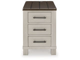 Darborn Coffee Table with 1 End Table in Gray/Brown from Ashley - Luna Furniture