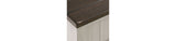Darborn Gray/Brown Chairside End Table from Ashley Furniture - Luna Furniture